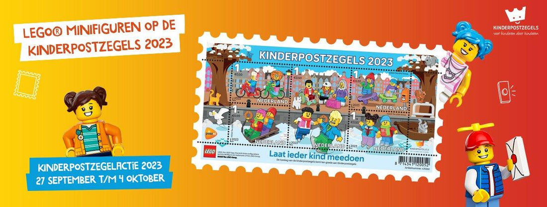 Kinderpostzegelactie in het teken van LEGO | 2TTOYS ✓ Official shop<br>