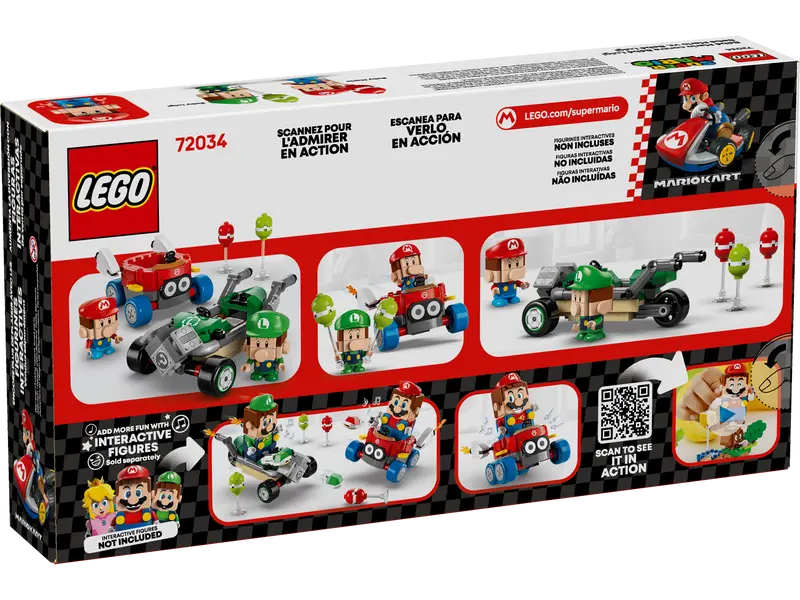 LEGO Mario Kart – Baby Mario vs. Baby Luigi 72034 SuperMario (Delivery: January 1, 2025)