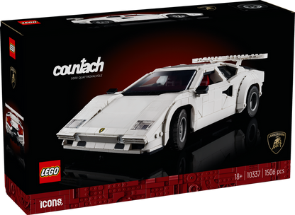 LEGO Lamborghini Countach 5000 Quattrovalvole (white) 10337 Icons