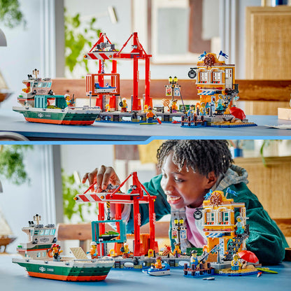 LEGO Hafen mit Frachter 60422 City