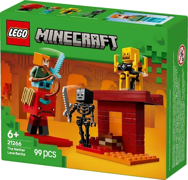 LEGO Het Nether Lava gevecht 21266 Ninjago