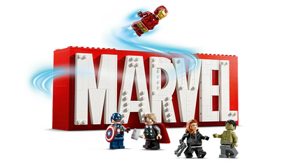 LEGO Marvel Logo und Figuren 76313 Superhelden