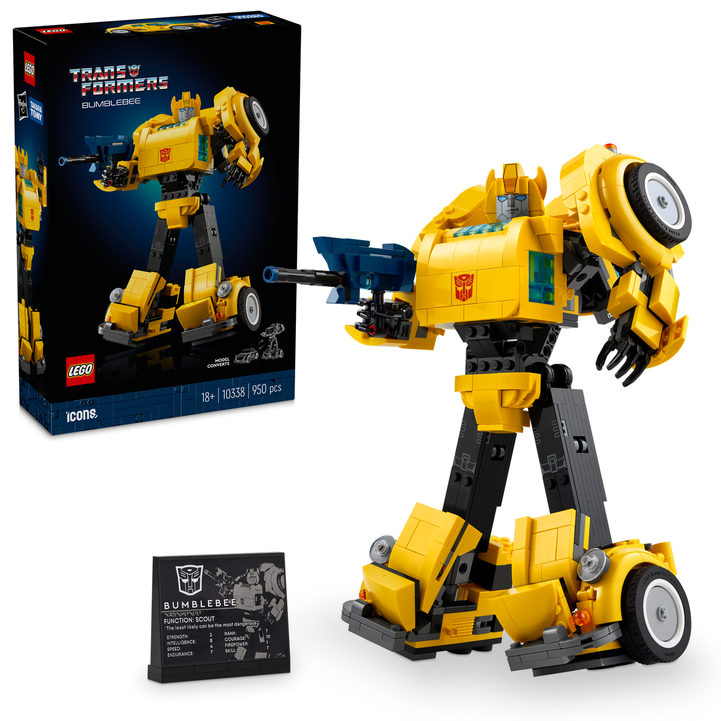 LEGO Bumblebee aus Transformers 10338 Symbole