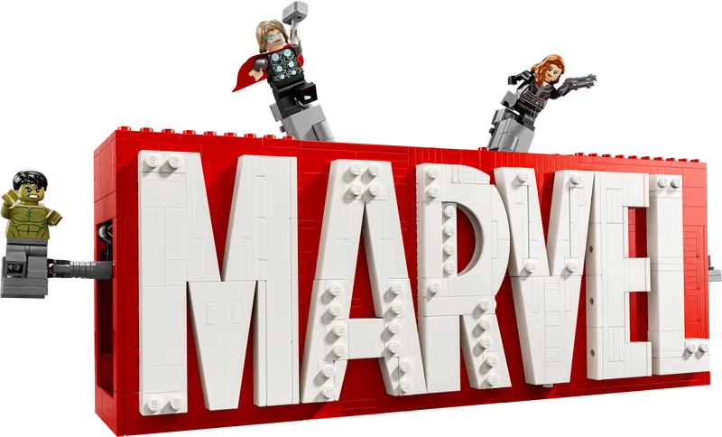 LEGO Marvel Logo und Figuren 76313 Superhelden