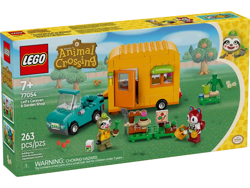 LEGO Leifs caravan en tuinwinkel 77054 Animal Crossing