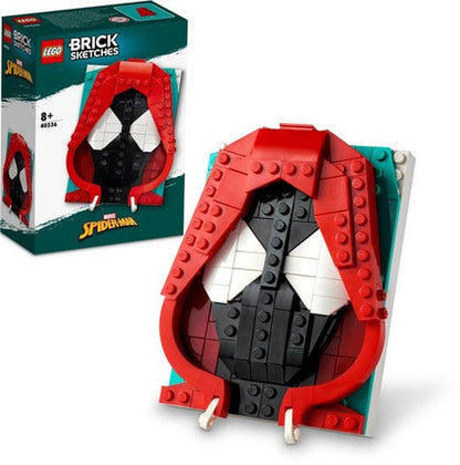 LEGO Miles Morales afbeelding 40536 Spiderman Bricksketches