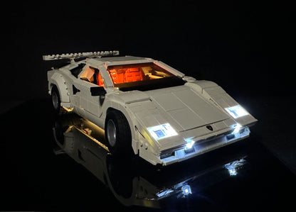 LEGO Lamborghini Countach 5000 Quattrovalvole 10337 Icons Verlichting