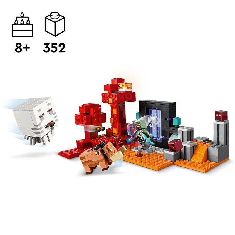 LEGO De Nether Poraal expeditie 21255 Minecraft LEGO MINECRAFT @ 2TTOYS LEGO €. 32.49