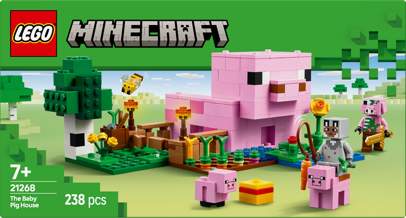 LEGO Het baby varkens huis 21268 Minecraft