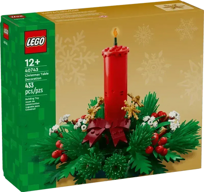 LEGO 40743 Kersttafeldecoratie: Een Feestelijke Toevoeging aan Jouw Kerstcollectie