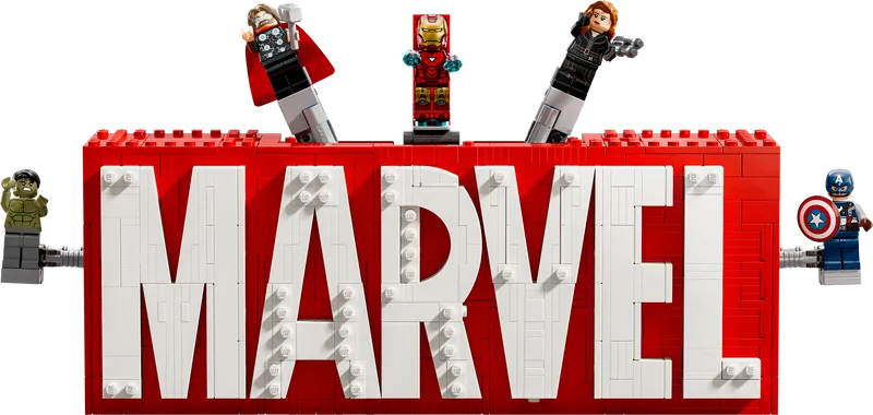 LEGO Marvel Logo und Figuren 76313 Superhelden