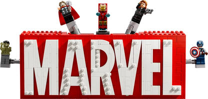 LEGO Marvel Logo und Figuren 76313 Superhelden