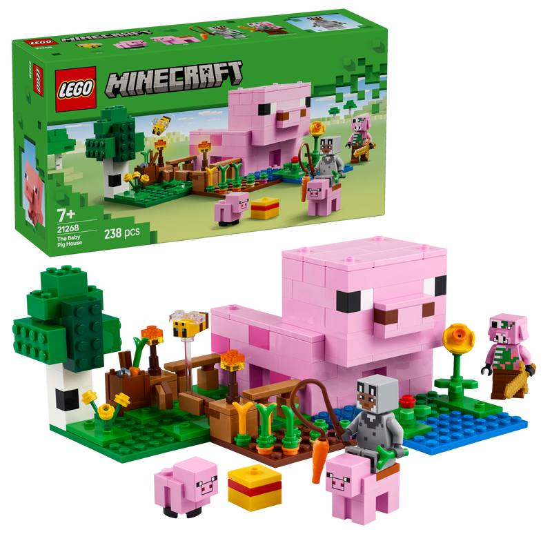 LEGO Het baby varkens huis 21268 Minecraft