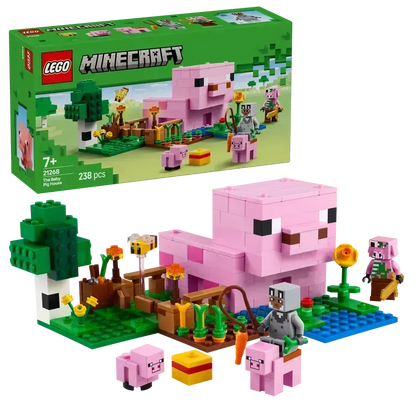 LEGO The Baby Pig House 21268 Minecraft (Pre-Order: January 2025)