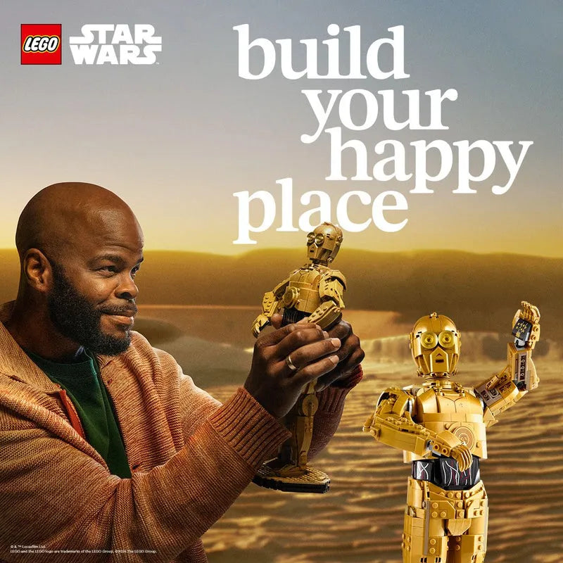 LEGO C-3PO; Golden robot 75398 StarWars