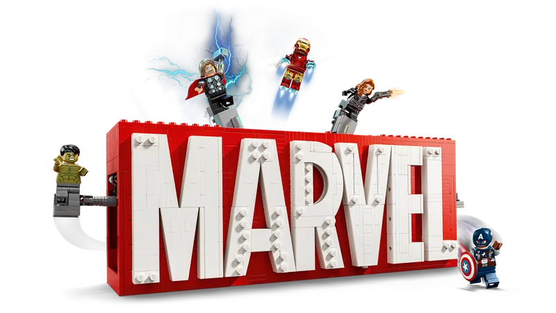 LEGO Marvel Logo und Figuren 76313 Superhelden