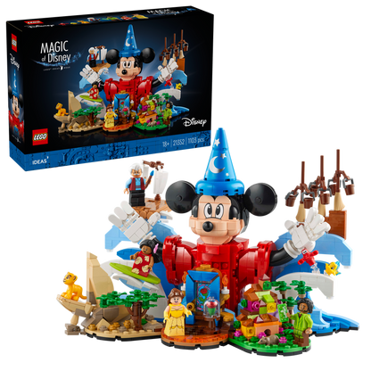 LEGO Disney 100 Celebration: A Magical Building Adventure 21352 Ideas