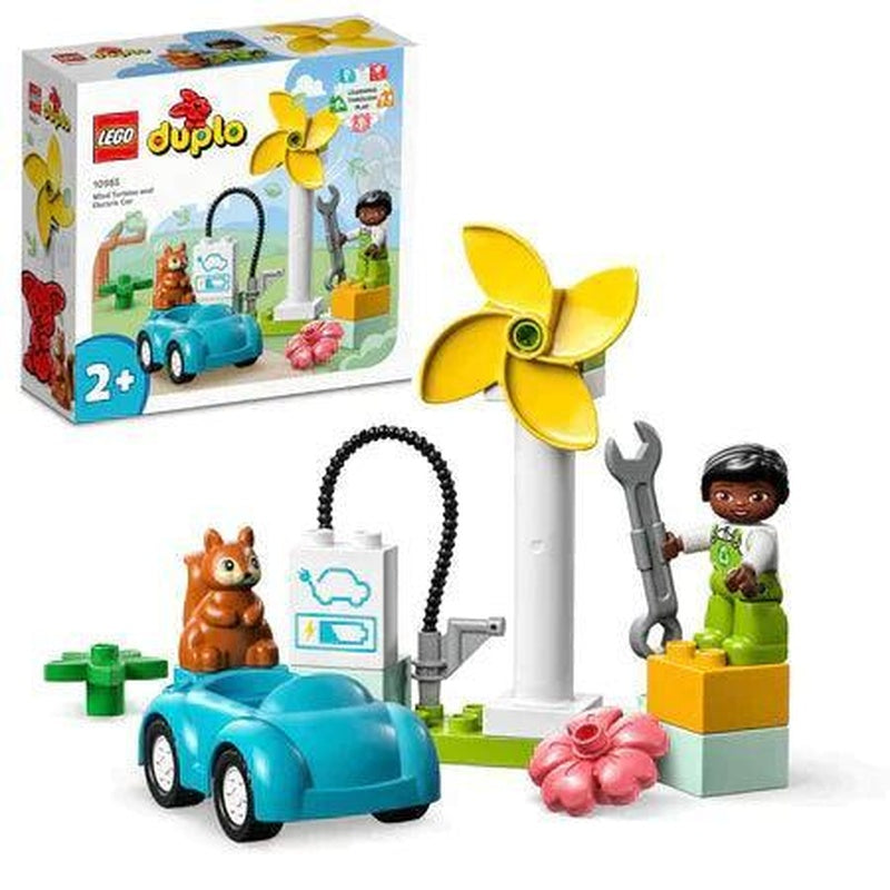 LEGO Wind turbine en electrische auto 10985 DUPLO @ 2TTOYS LEGO €. 8.48