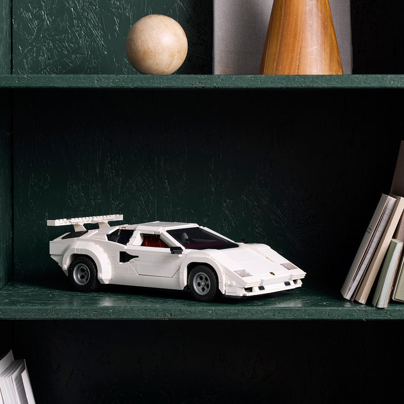 LEGO witte Lamborghini Countach 5000 Quattrovalvole 10337 Icons (Pre-Order: 1-2025)