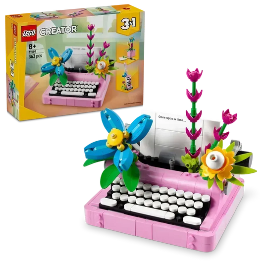 LEGO Schreibmaschine mit Blumen 31169 Creator 3-in-1