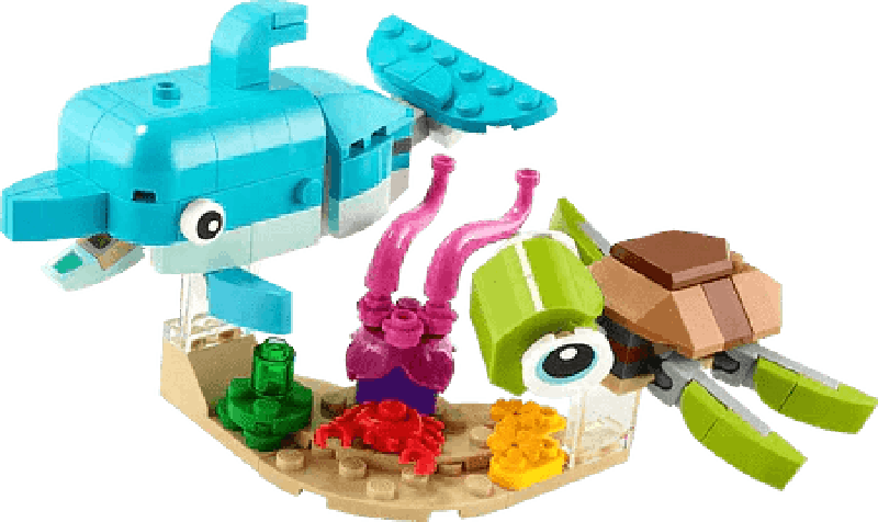 LEGO Dolfijn en Schildpad 31128 Creator 3-in-1 LEGO CREATOR @ 2TTOYS LEGO €. 9.99