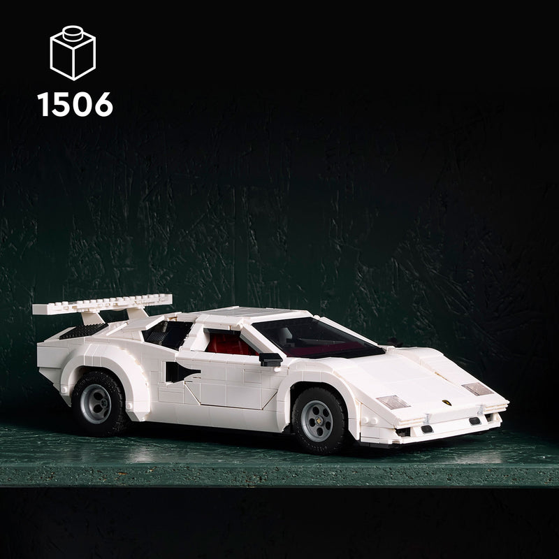 LEGO Lamborghini Countach 5000 Quattrovalvole (weiß) 10337 Icons