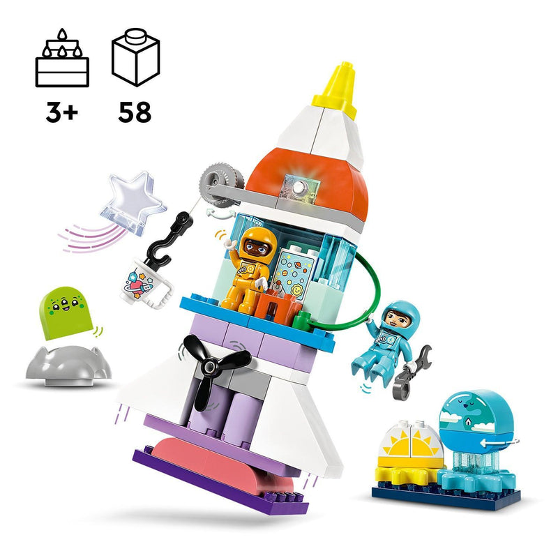 LEGO 3 in 1 Space Shuttle avontuur 10422 DUPLO LEGO DUPLO @ 2TTOYS LEGO €. 54.99