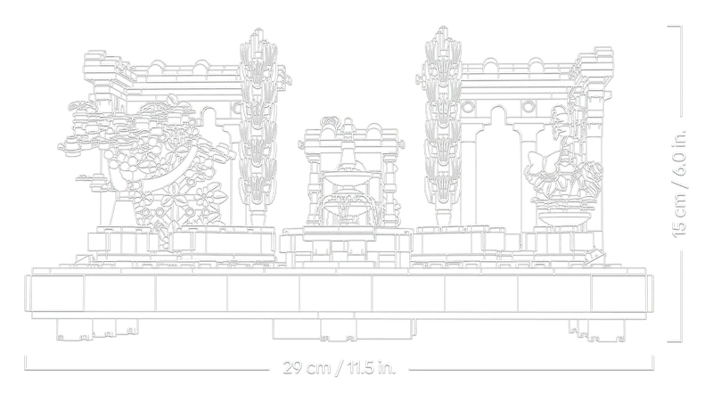 LEGO Garden with Fountain 10359 Icons