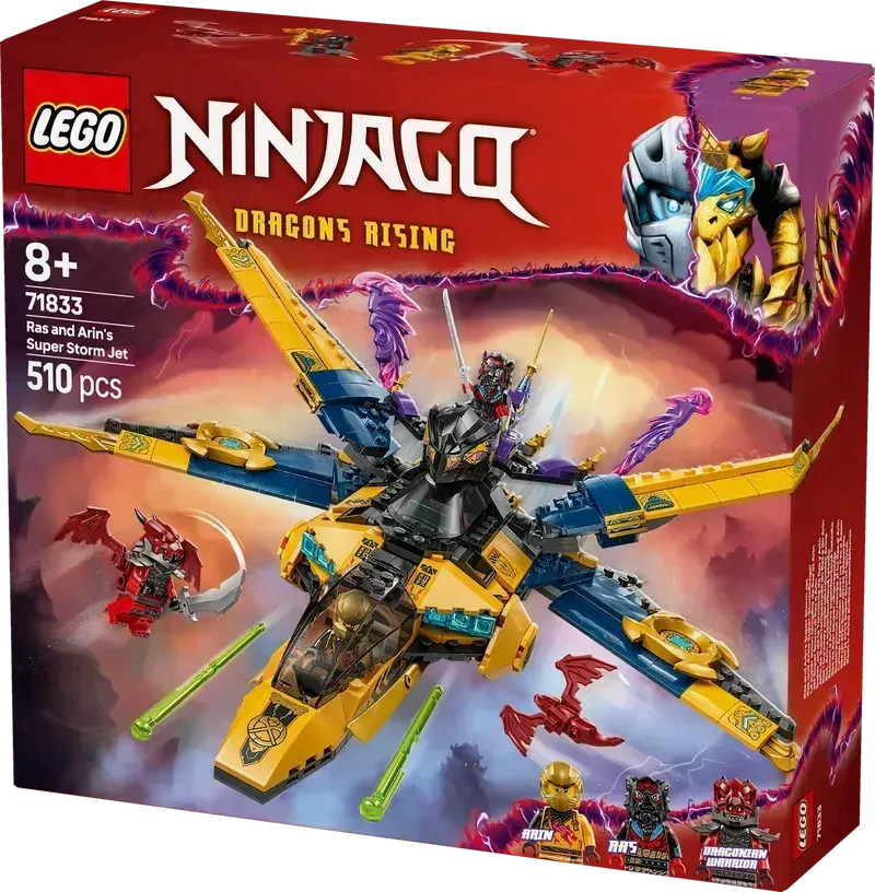 LEGO Ras &amp; Arin's Super Storm Plane 71833 Ninjago (Pre-Order: January)