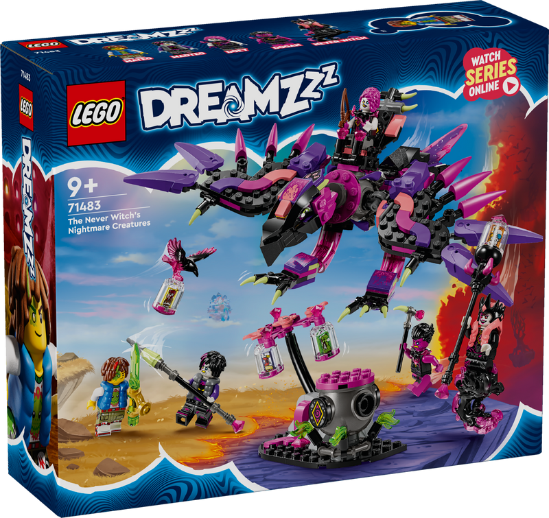 LEGO De nachtmerriewezens van de Neder Heks 71483 Dreamzzz