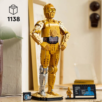 LEGO C-3PO; Golden robot 75398 StarWars