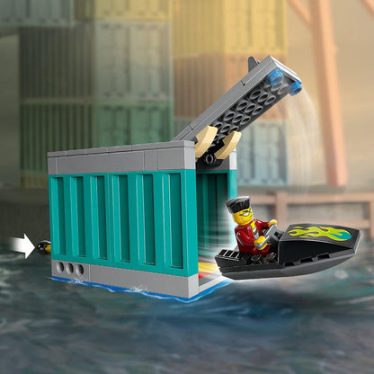 LEGO Politiespeedboot en boevenschuilplaats 60417 City LEGO CITY @ 2TTOYS LEGO €. 32.49