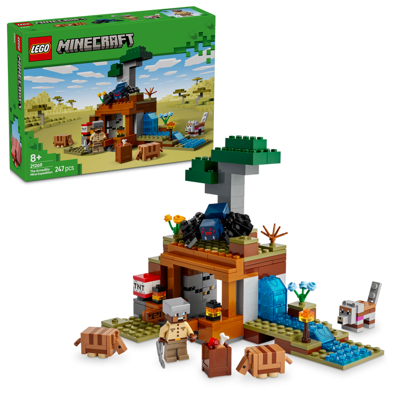 LEGO Armadillo Mine Expedition 21269 Minecraft