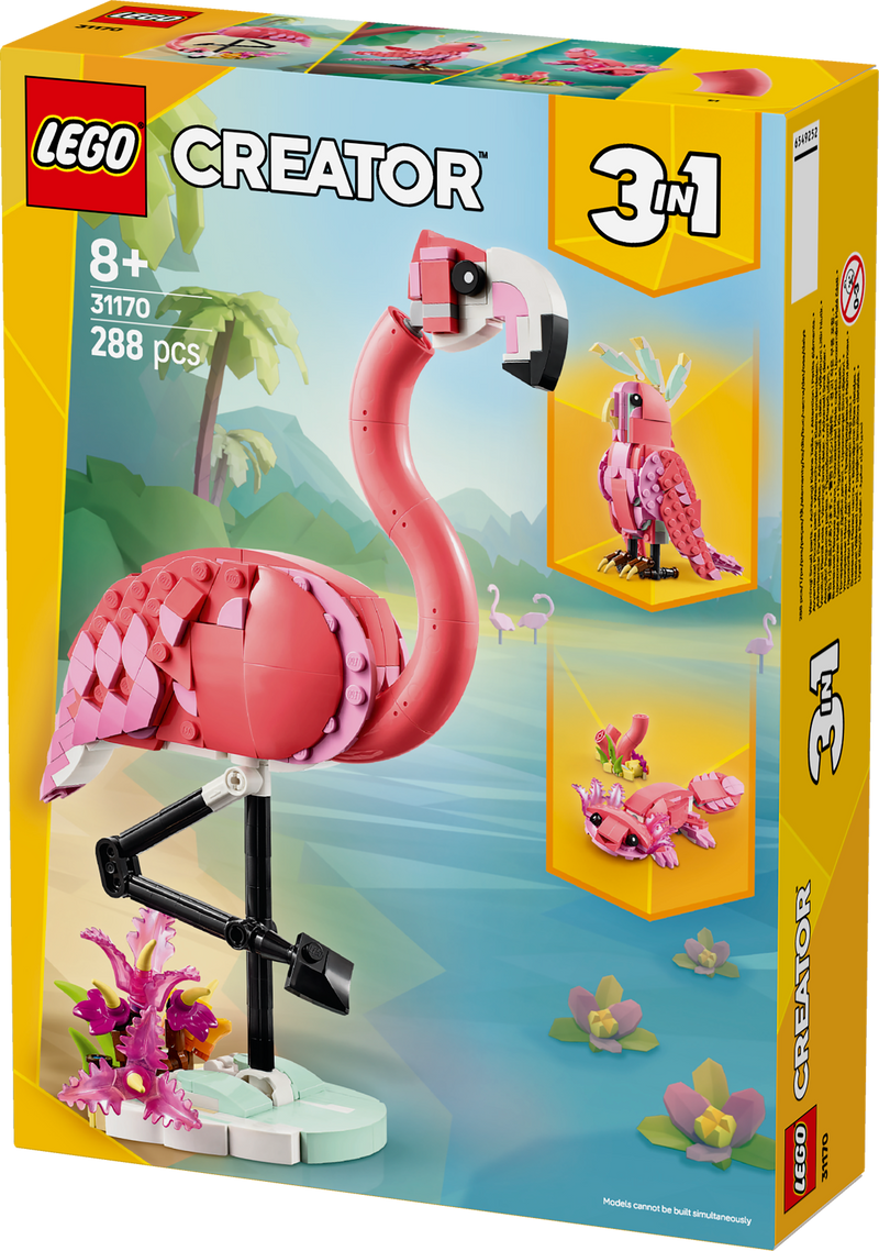 LEGO Wild Animals Pink Flamingo 31170 Creator