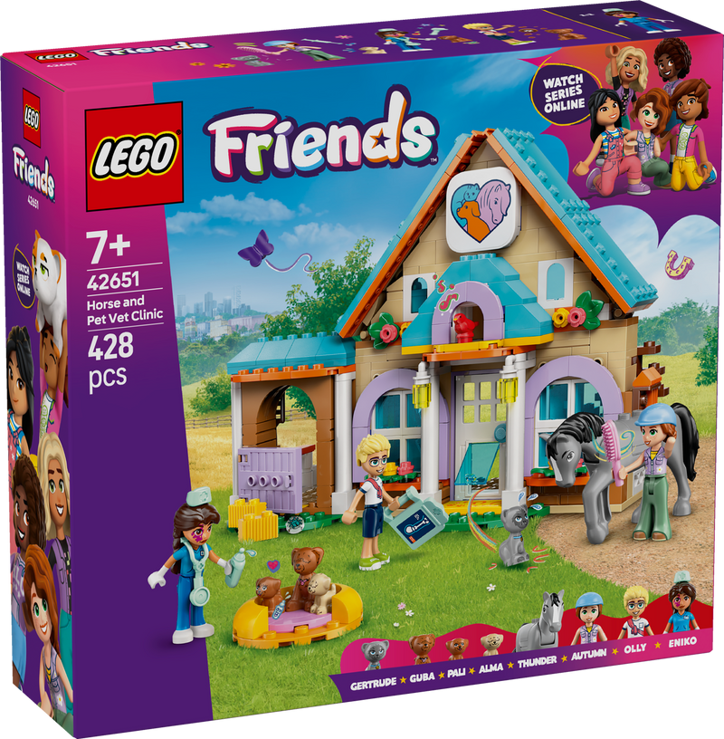 LEGO Paarden en dierenkliniek 42651 Friends