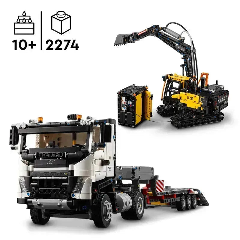 LEGO Volvo FMX Truck &amp; EC230 Electric Excavator 42175 Technic