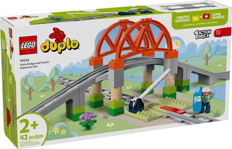 LEGO Treinbrug en Spooruitbreidingsset 10426 Duplo (Pre-Order: januari 2025)