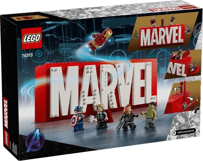 LEGO Marvel Logo und Figuren 76313 Superhelden