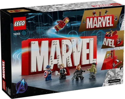 LEGO Marvel Logo und Figuren 76313 Superhelden