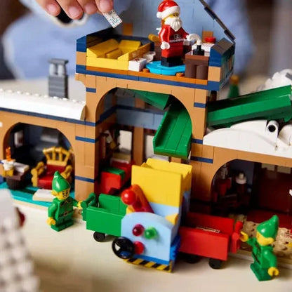 LEGO 10339 Postkantoor van de Kerstman: Een Feestelijke Bouwervaring