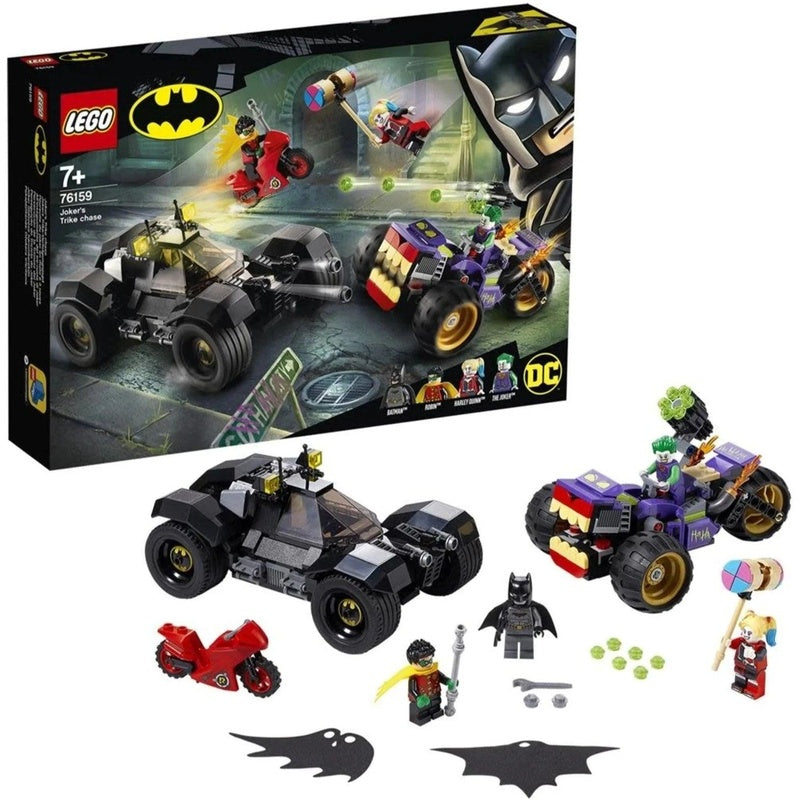 LEGO Joker‘s trike achtervolging op de motor 76159 Batman LEGO BATMAN @ 2TTOYS LEGO €. 49.98