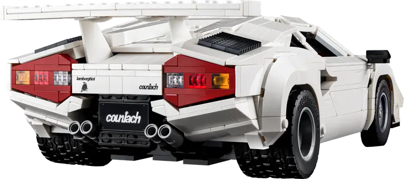 LEGO white Lamborghini Countach 5000 Quattrovalvole 10337 Icons (Pre-Order: 1-2025)