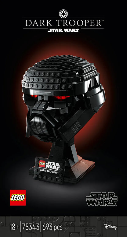 LEGO Dark Trooper helmet 75343 Star Wars