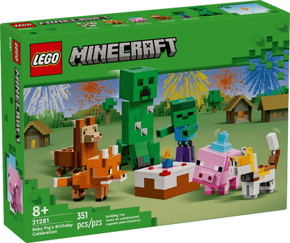 LEGO Baby Pig's Birthday Celebration 21281 Minecraft LEGO MINECRAFT @ 2TTOYS | Official LEGO shop😊🥰 2TTOYS €. 16.99