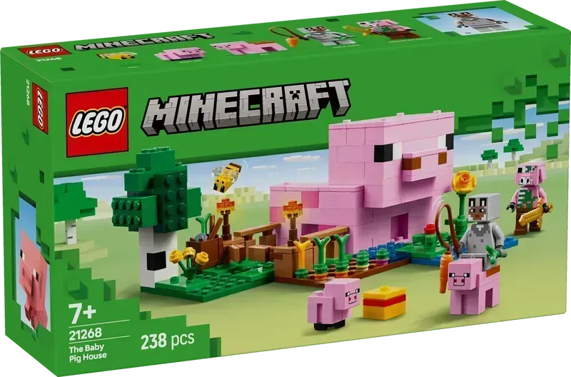 LEGO The Baby Pig House 21268 Minecraft (Pre-Order: January 2025)