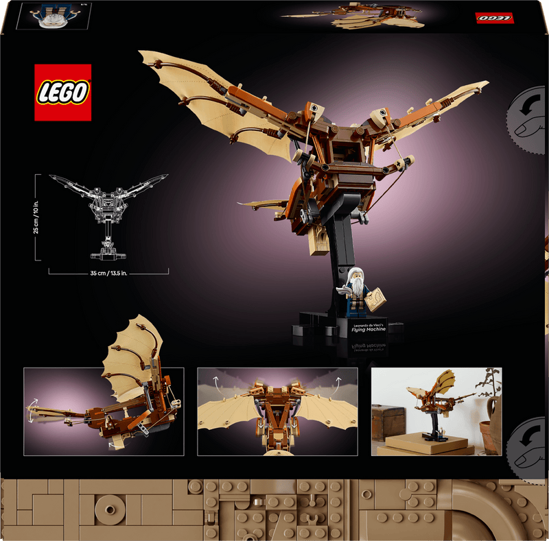 LEGO Leonardo da Vinci's Vliegmachine 10363 Icons (Levering: 1 januari 2025)