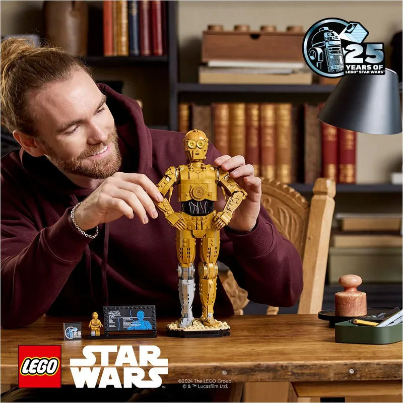 LEGO C-3PO; Golden robot 75398 StarWars