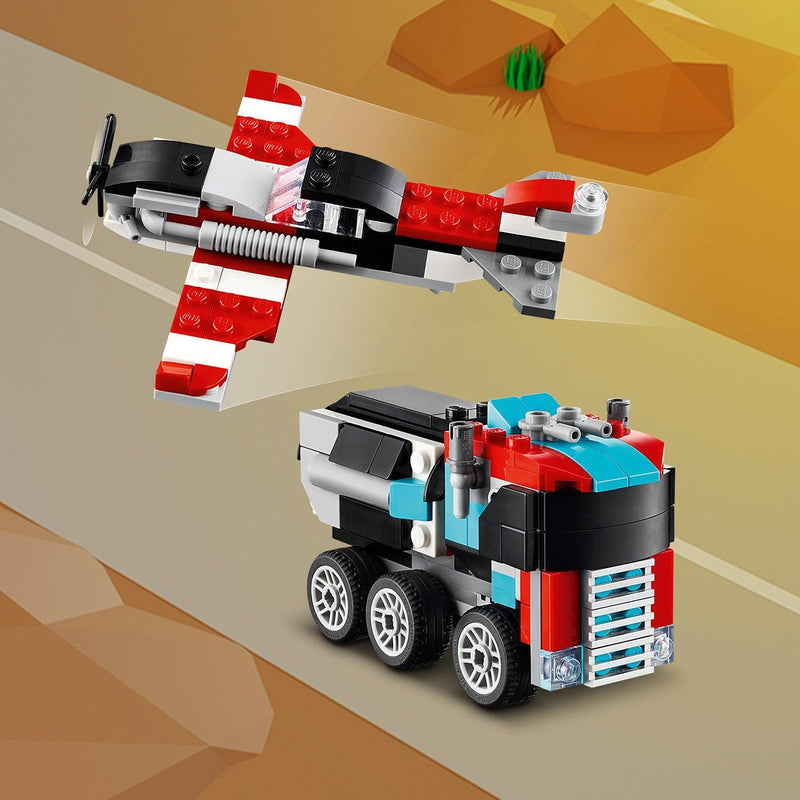 LEGO Vrachtwagen met helikopter 31146 Creator 3 in 1 LEGO CREATOR 3 IN 1 @ 2TTOYS LEGO €. 16.49