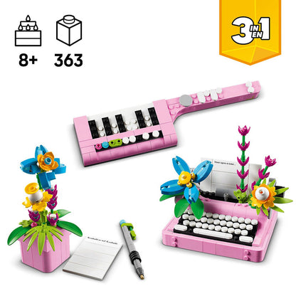 LEGO Typewriter with Flowers 31169 Creator 3-in-1 (expected: January 2025)