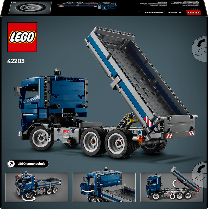 LEGO Vrachtwagen met kiepfunctie 42203 Technic (Pre-Order: maart 2025)